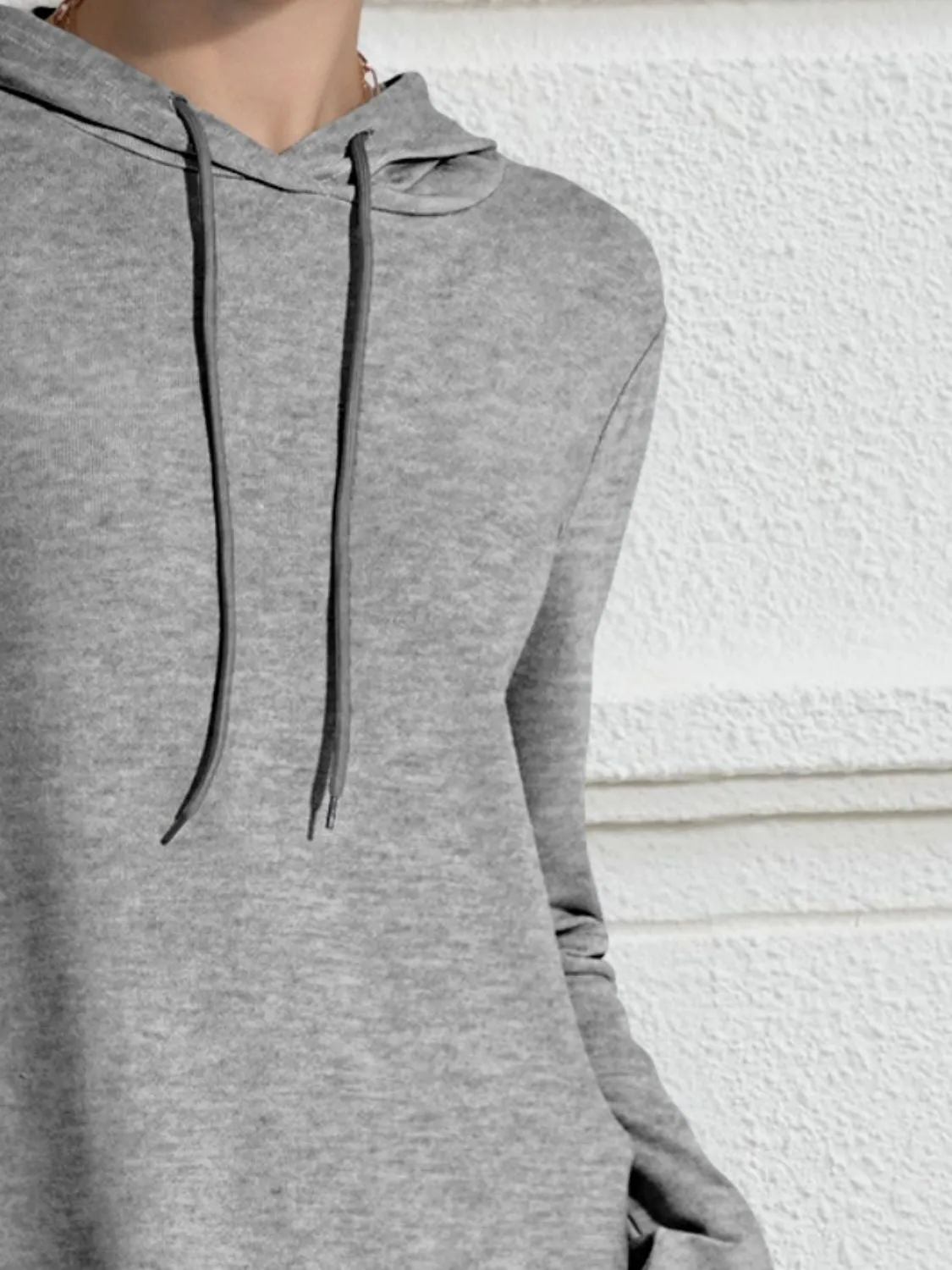 Drawstring Long Sleeve Hoodie sold by Charming Charlie product image thumbnail 3