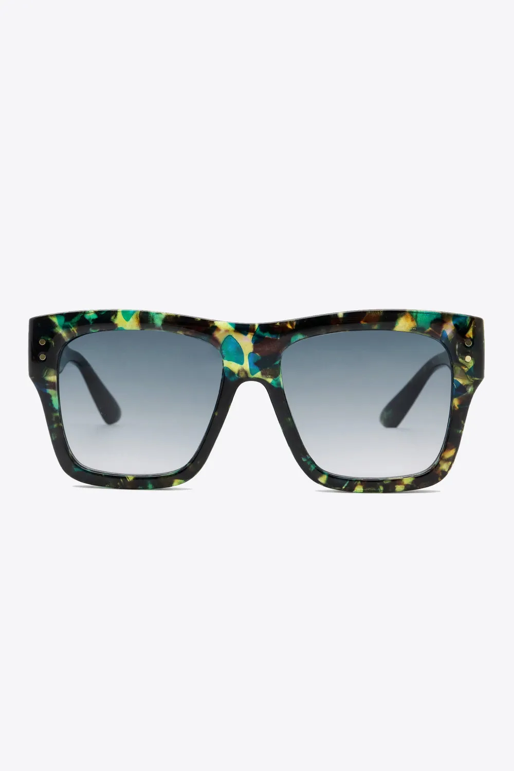 UV400 Patterned Polycarbonate Square Sunglasses sold by Charming Charlie product image thumbnail 2