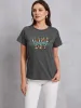 COWGIRLS GAME DAY Round Neck Short Sleeve T-Shirt sold by Charming Charlie