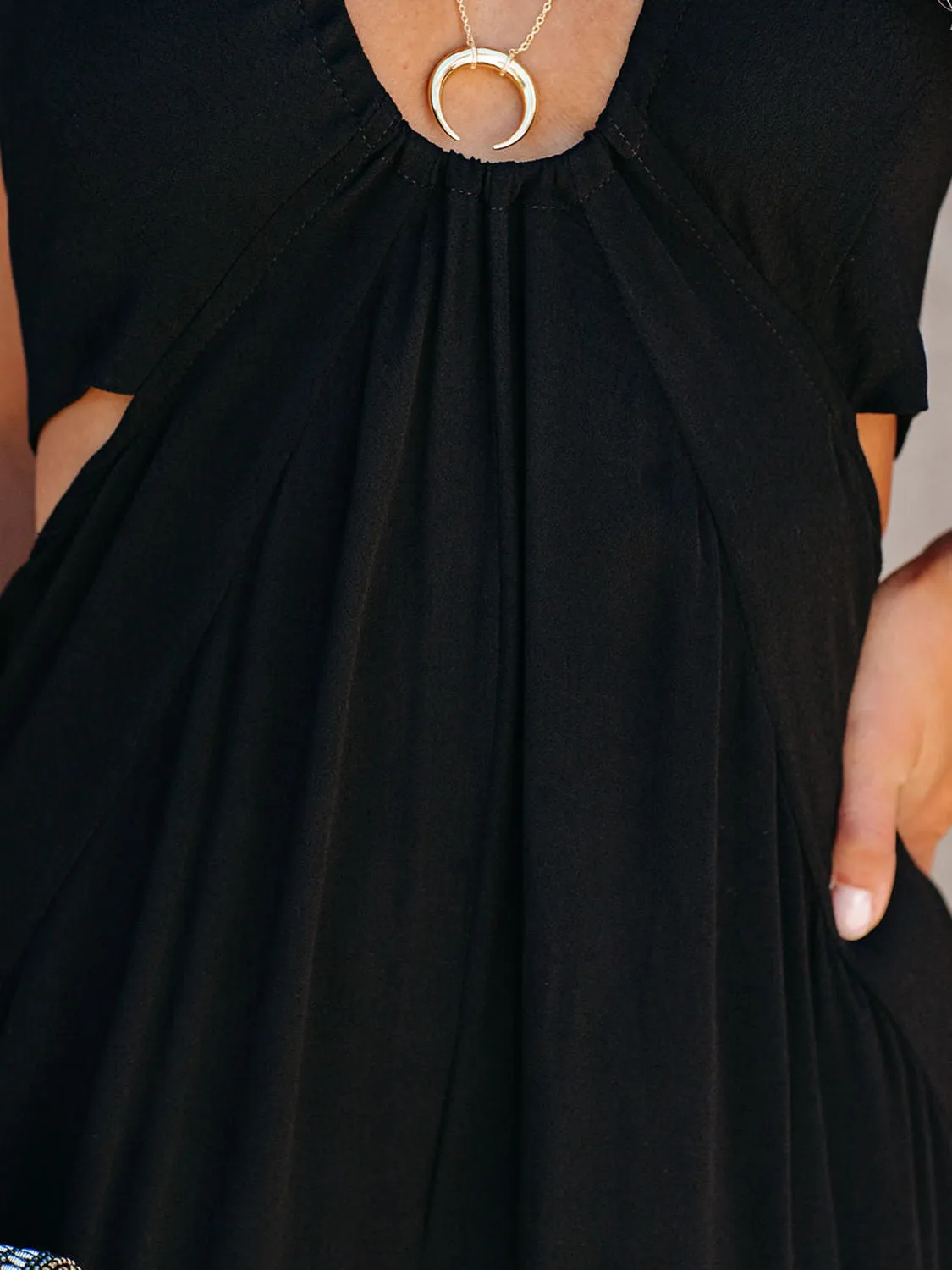 Halter Neck Wide Leg Jumpsuit sold by Charming Charlie product image thumbnail 5