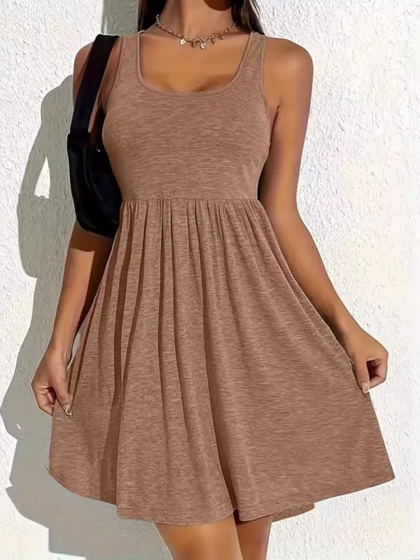 Full Size Square Neck Sleeveless Mini Dress sold by Charming Charlie