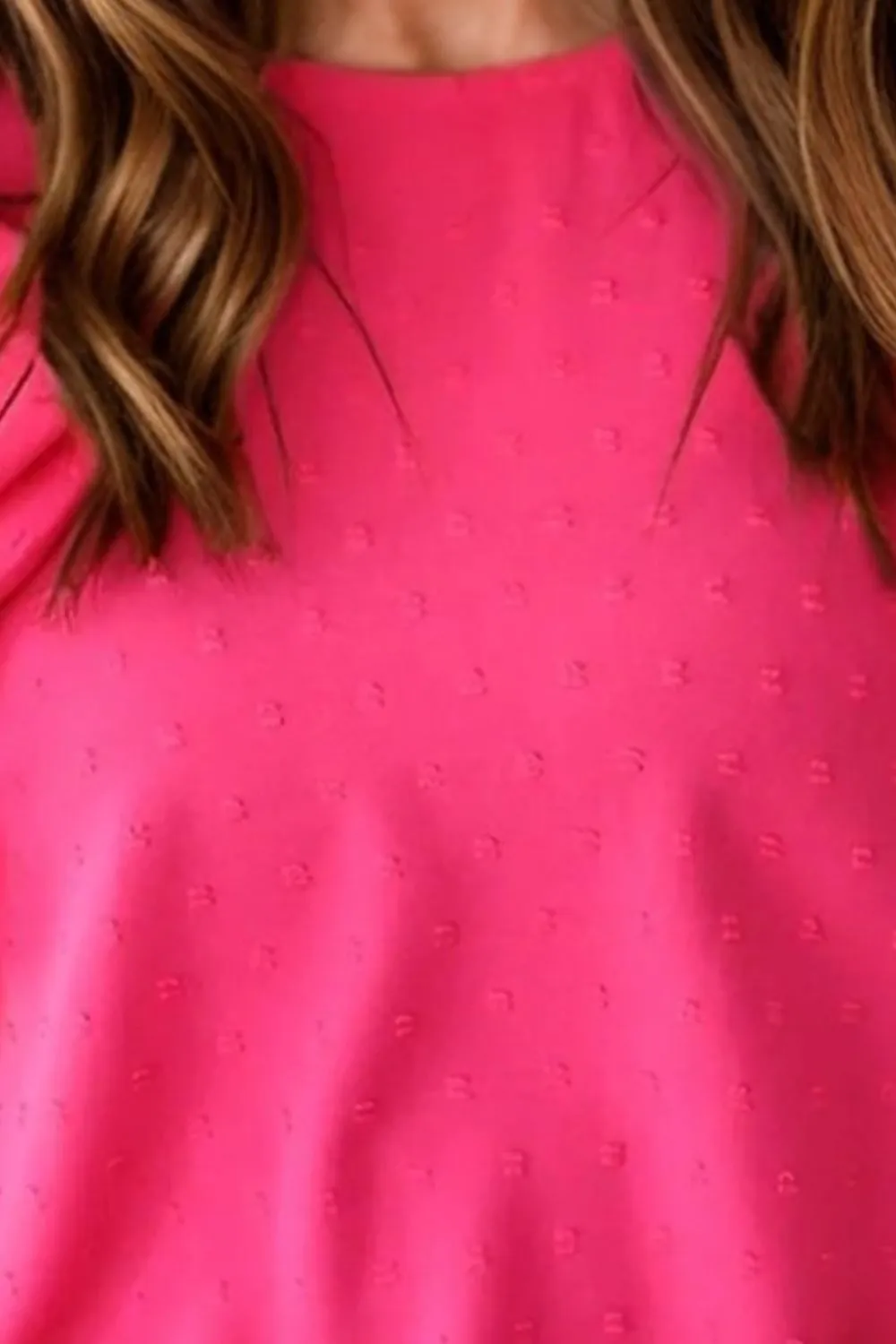 Swiss Dot Round Neck Cap Sleeve Blouse sold by Charming Charlie product image thumbnail 3