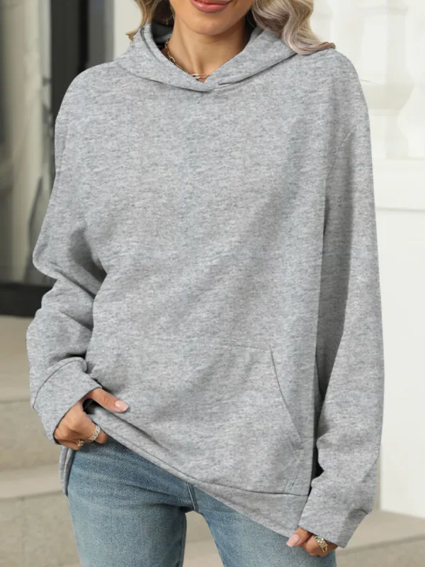 Pocketed Long Sleeve Hoodie sold by Charming Charlie