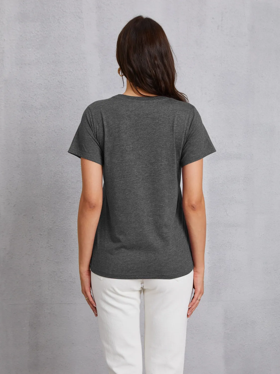 Graphic Round Neck Short Sleeve T-Shirt sold by Charming Charlie product image thumbnail 2
