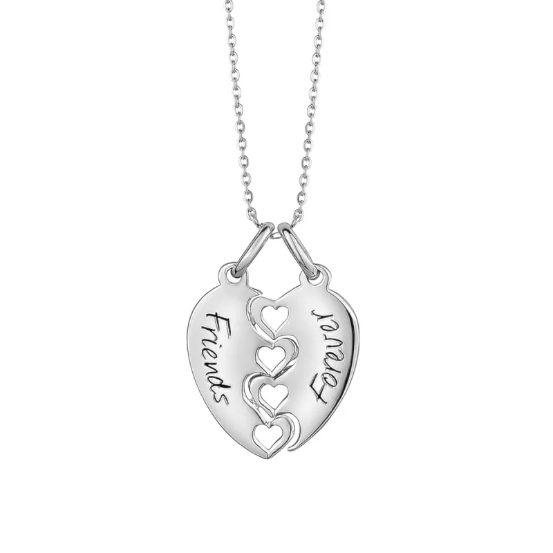 GL Creations- Sterling Silver Friends Forever Pendant Necklace sold by Charming Charlie