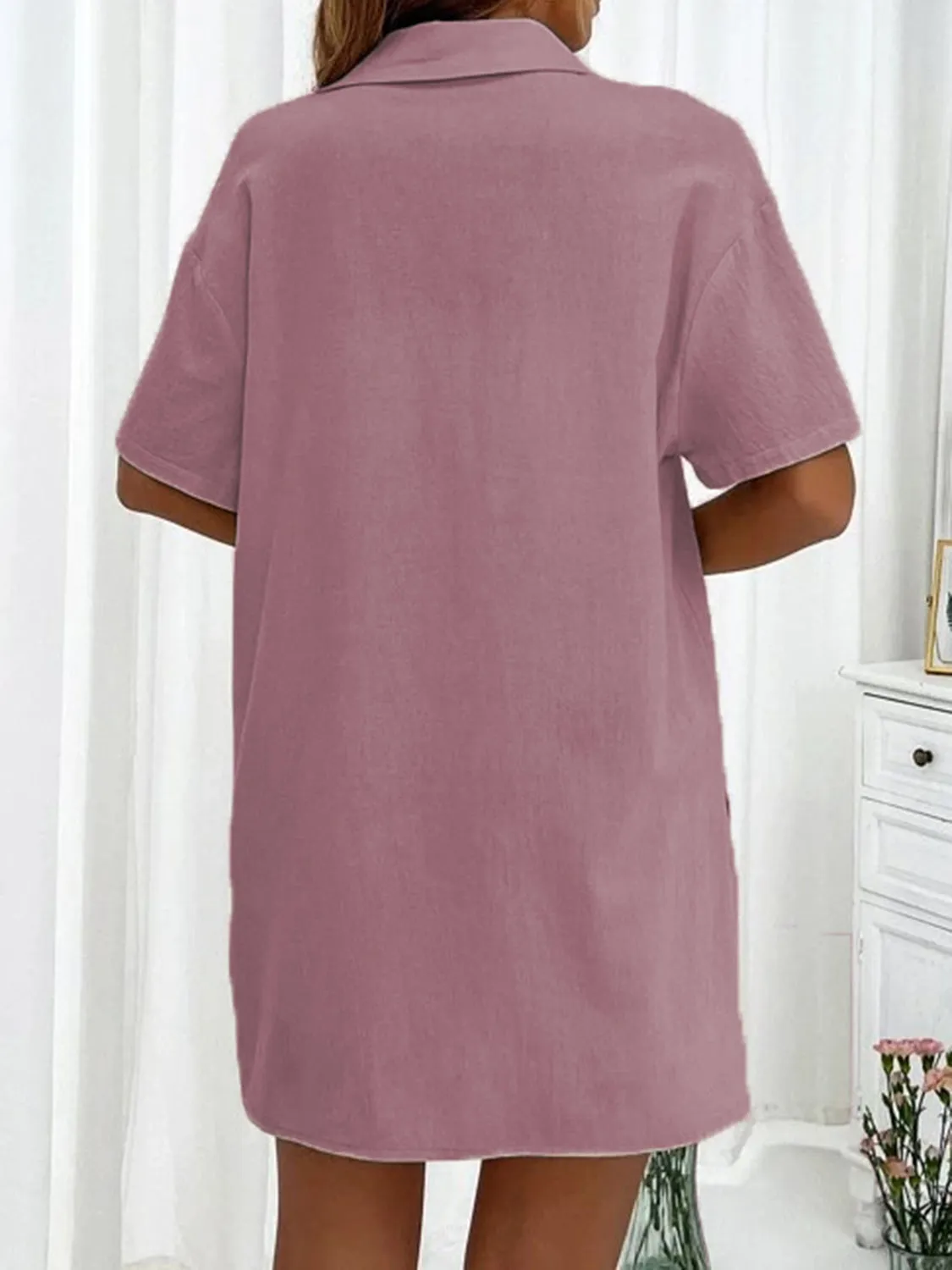 Button Up Shirt and Drawstring Shorts Set sold by Charming Charlie product image thumbnail 2