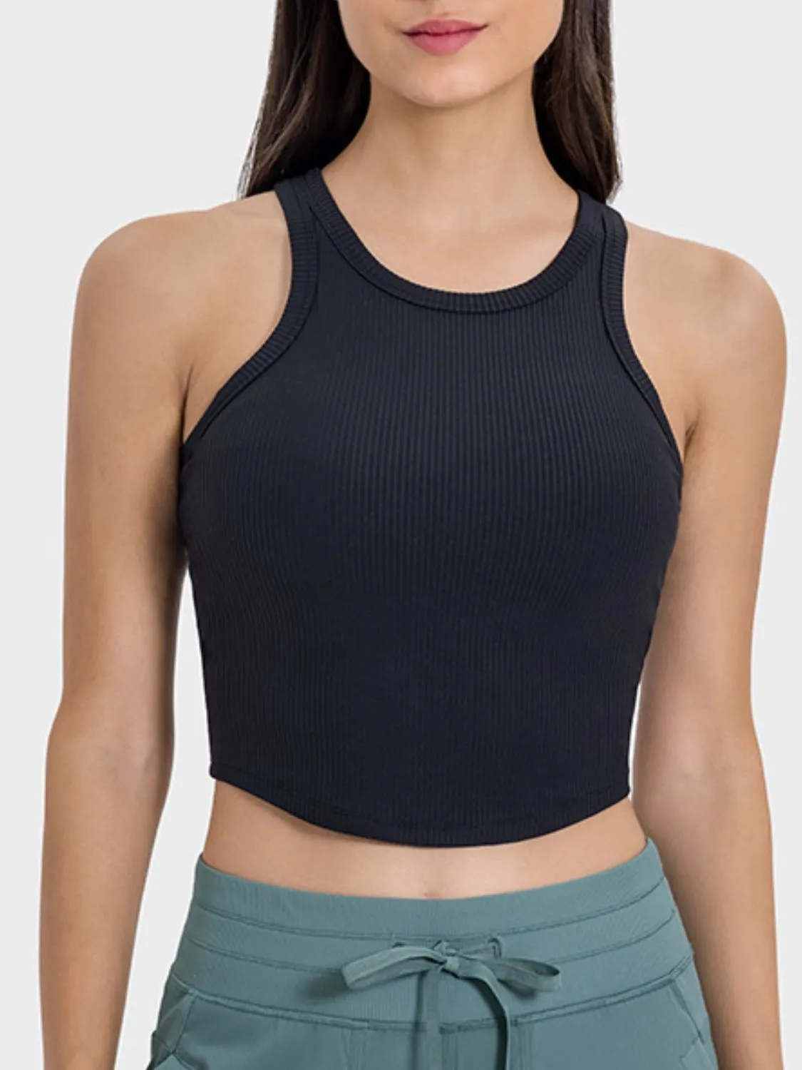 Round Neck Racerback Active Tank sold by Charming Charlie product image thumbnail 4
