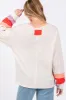 SAGE + FIG Color Block Waffle Knit T-Shirt sold by Charming Charlie