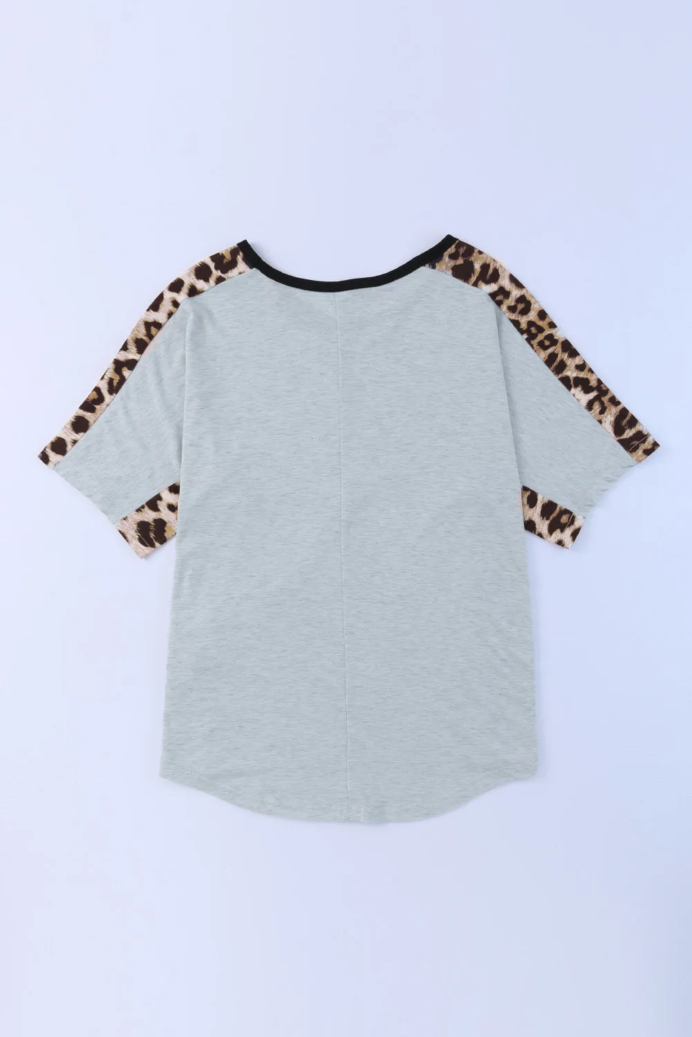 Leopard Bow Round Neck Half Sleeve T-Shirt sold by Charming Charlie product image thumbnail 4
