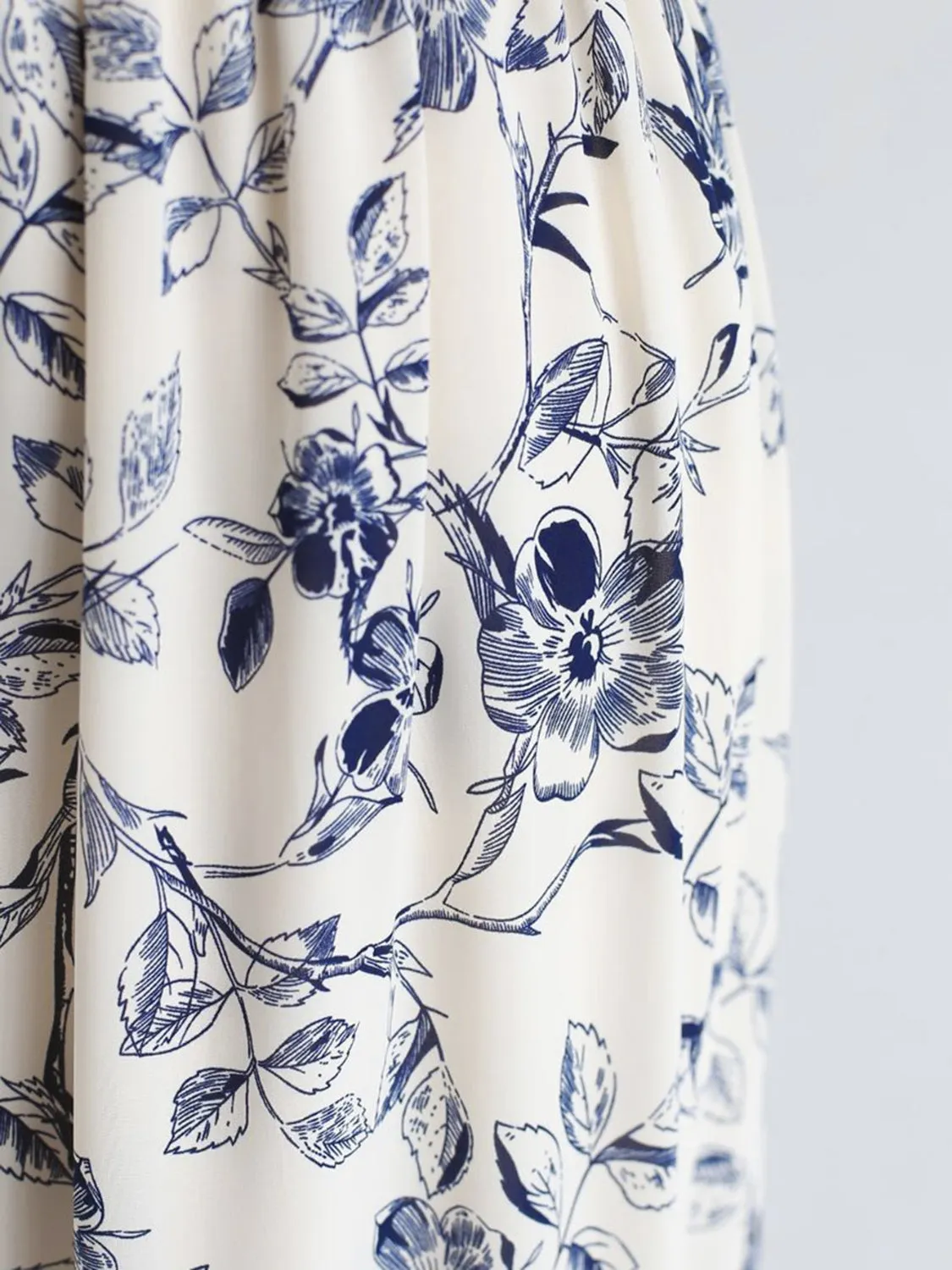 Ruched Tiered Floral Half Sleeve Dress sold by Charming Charlie product image thumbnail 2