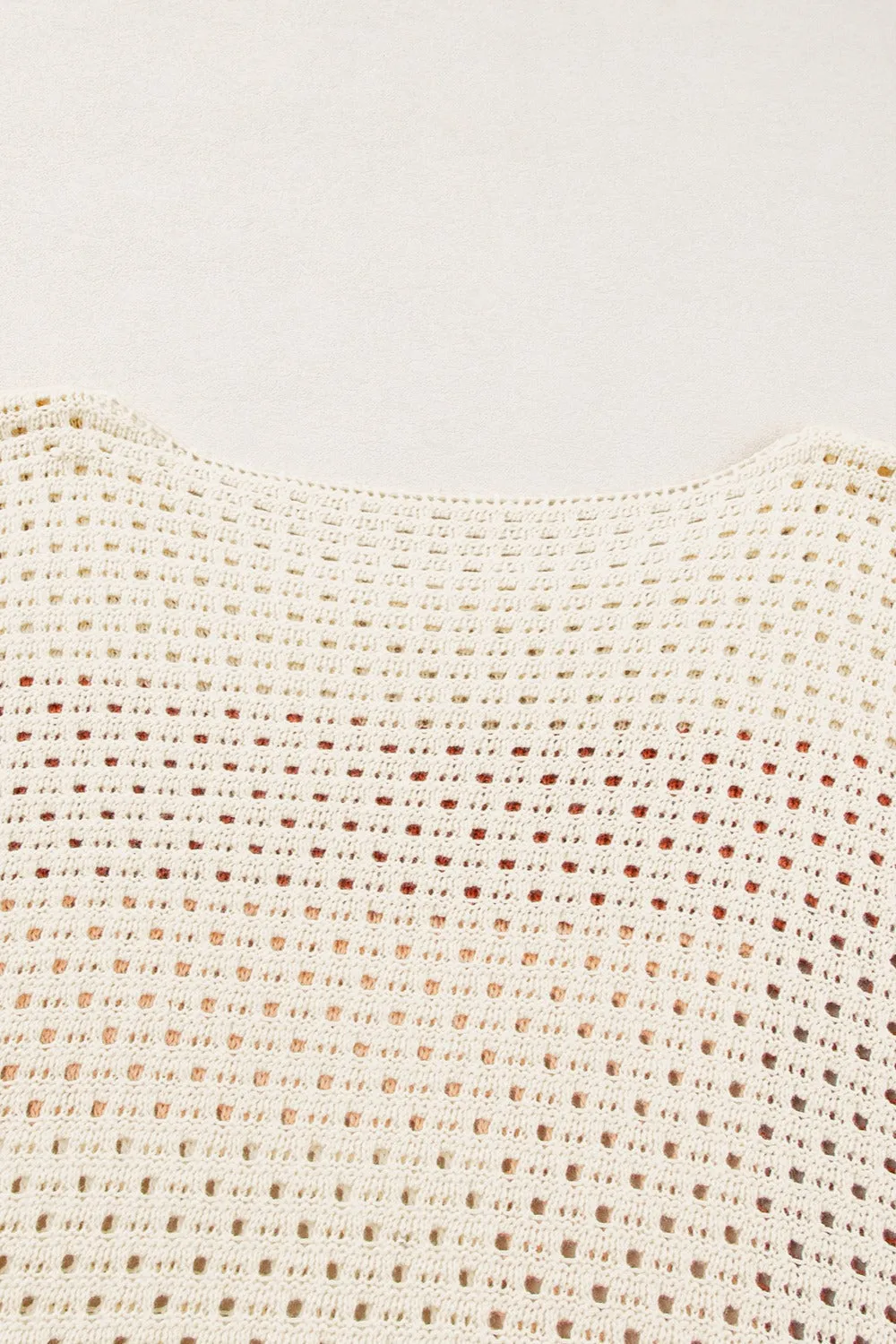 Openwork Color Block Long Sleeve Knit Top sold by Charming Charlie product image thumbnail 5