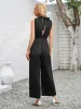 Cutout Tied Wide Leg Sleeveless Jumpsuit sold by Charming Charlie