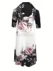 Plus Size Cutout Printed Cold Shoulder Dress sold by Charming Charlie
