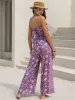 Tied Printed Tube Wide Leg Jumpsuit sold by Charming Charlie