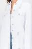 American Bazi Distressed Frayed Hem Denim Jacket sold by Charming Charlie