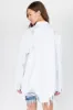 American Bazi Distressed Frayed Hem Denim Jacket sold by Charming Charlie