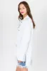 American Bazi Distressed Frayed Hem Denim Jacket sold by Charming Charlie