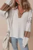 Leopard Johnny Collar Long Sleeve Top sold by Charming Charlie