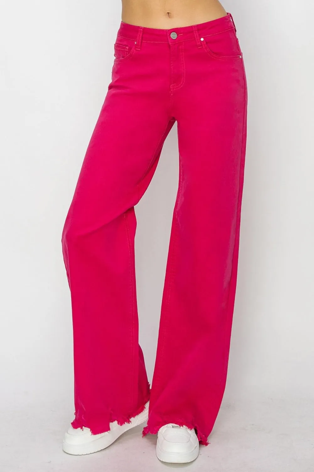 RISEN High Rise Wide Leg Jeans sold by Charming Charlie product image thumbnail 4
