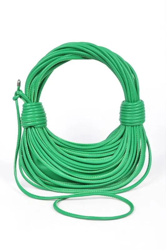 Metallic Layer Roping Top Handle Bag sold by Charming Charlie