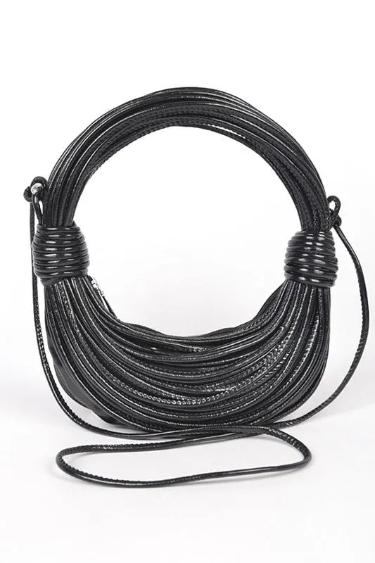 Metallic Layer Roping Top Handle Bag sold by Charming Charlie product image thumbnail 3