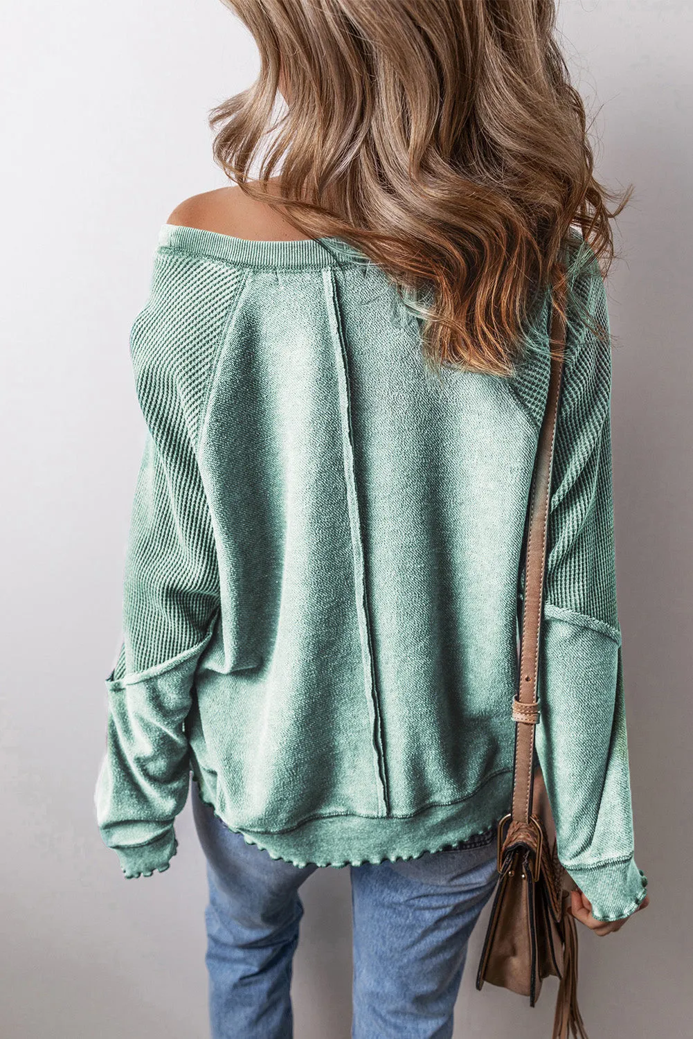 Round Neck Long Sleeve Sweatshirt sold by Charming Charlie product image thumbnail 3