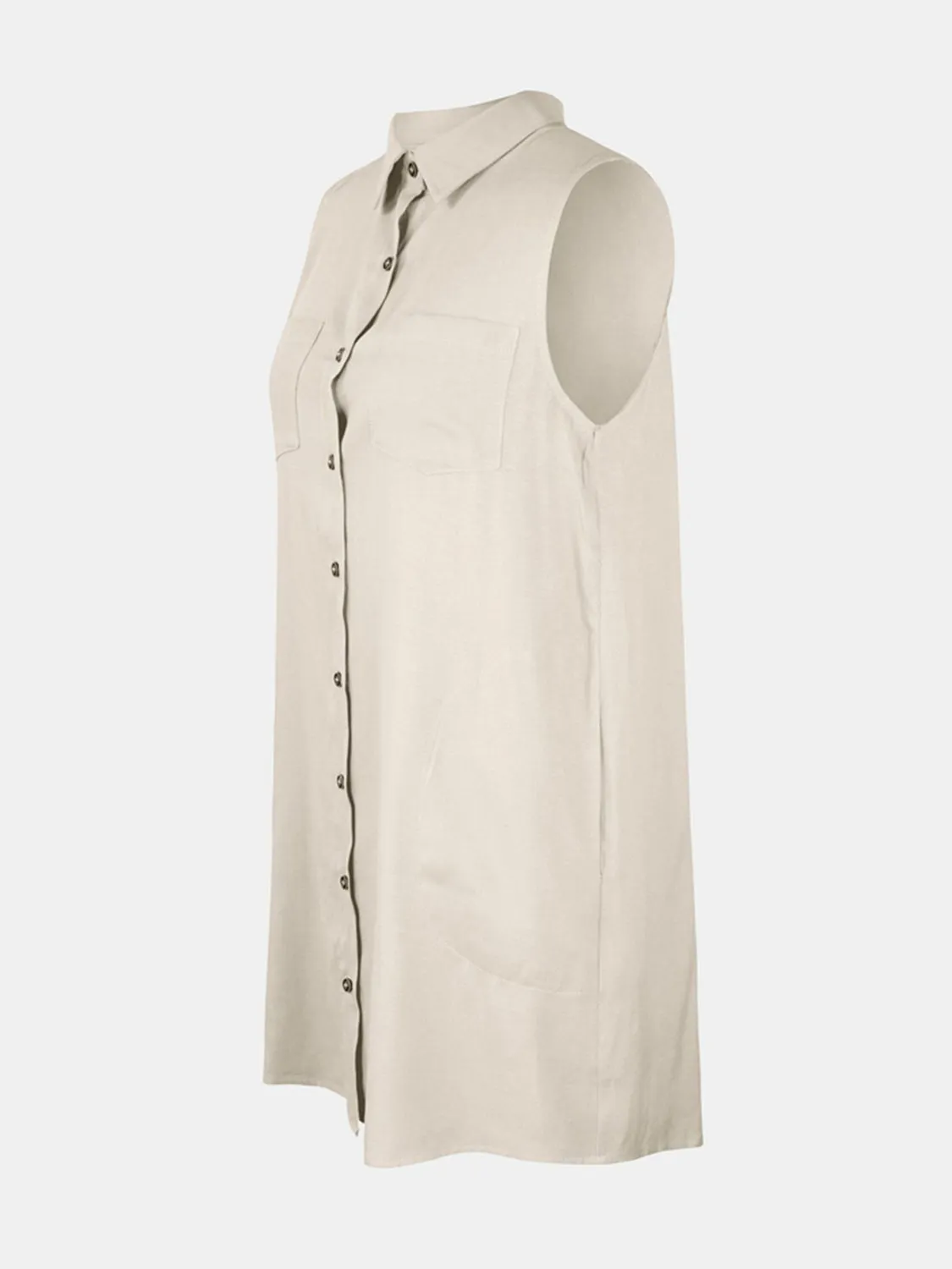 Snap Down Sleeveless Mini Dress sold by Charming Charlie product image thumbnail 5