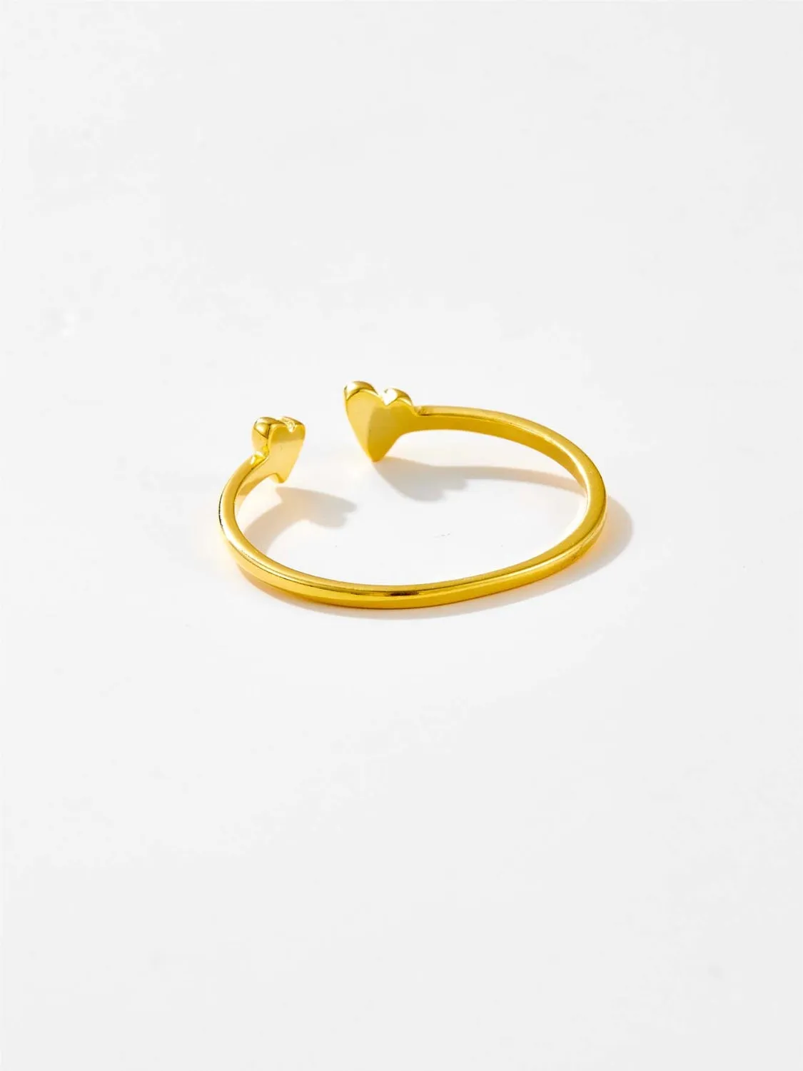 925 Sterling Silver Heart Open Ring sold by Charming Charlie product image thumbnail 3