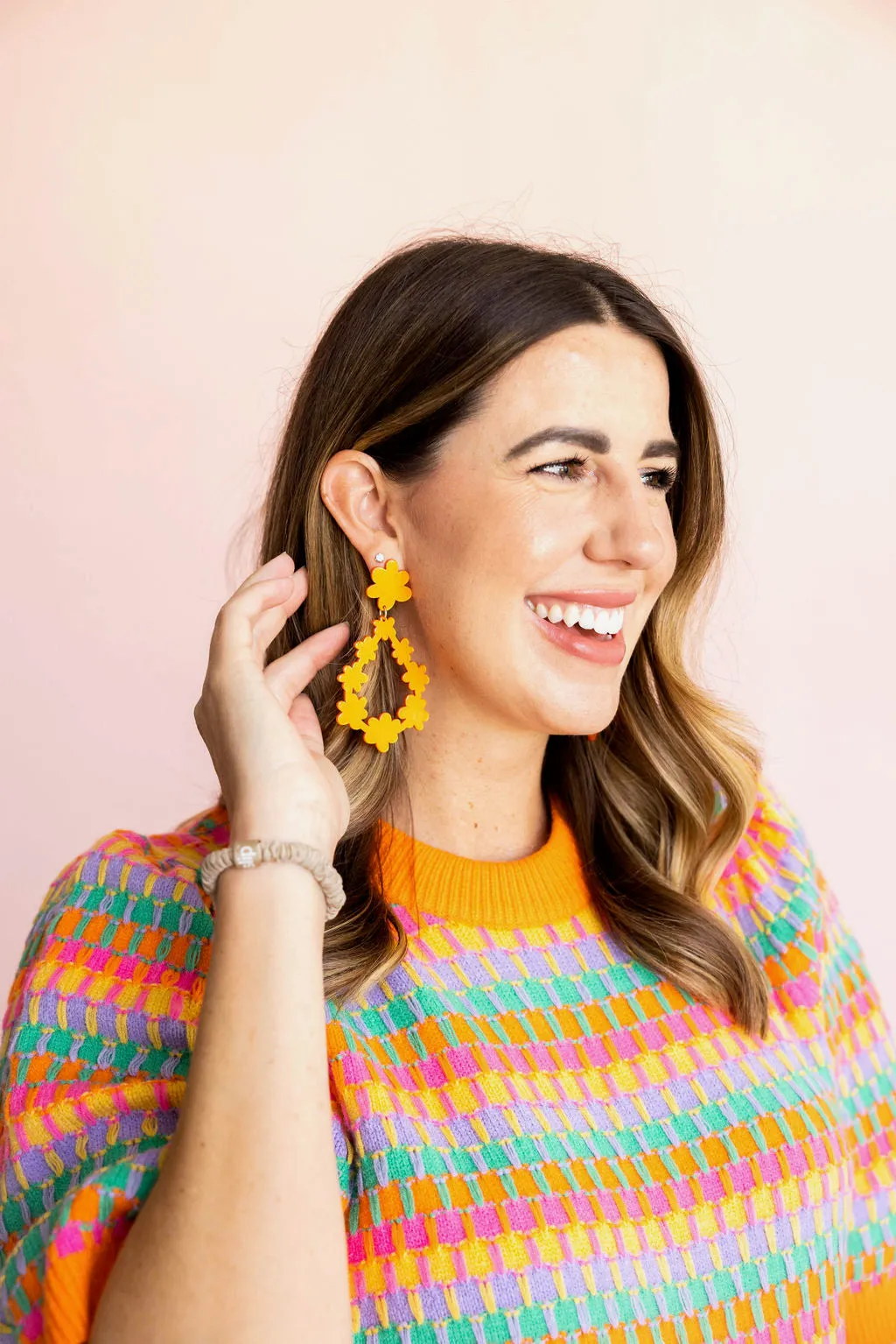 Bianca - Metallic Orange sold by Charming Charlie