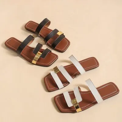 PU Leather Open Toe Sandals sold by Charming Charlie