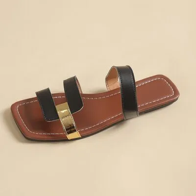 PU Leather Open Toe Sandals sold by Charming Charlie product image thumbnail 2