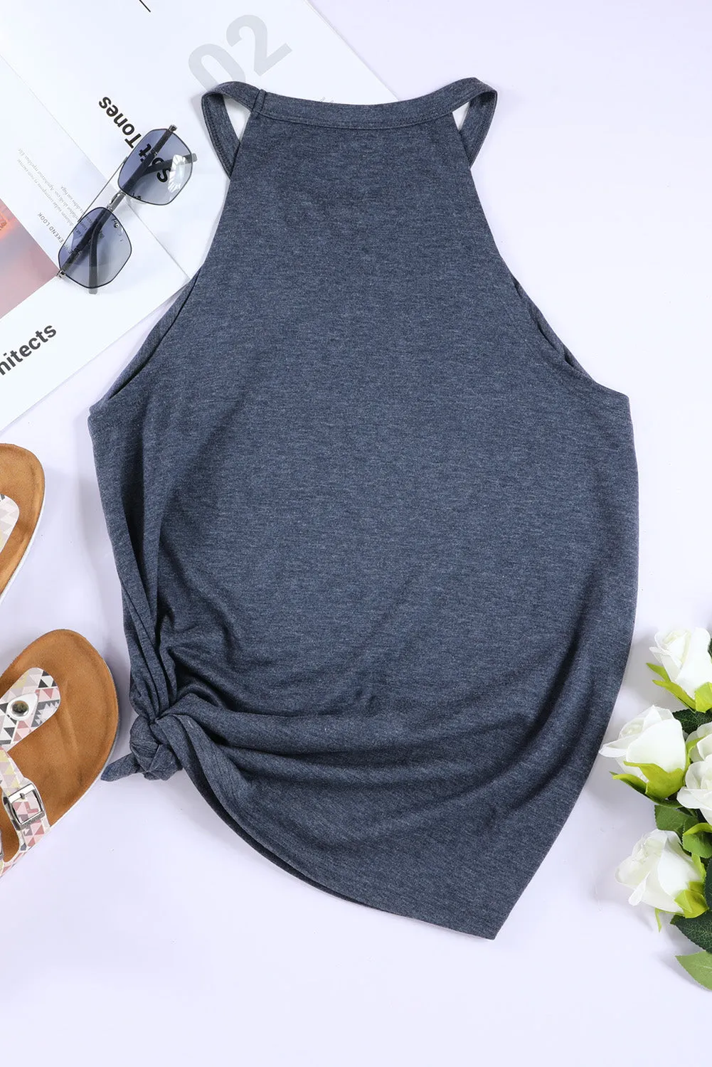 Bow Graphic Round Neck Tank sold by Charming Charlie product image thumbnail 5