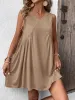 Ruched V-Neck Sleeveless Mini Dress sold by Charming Charlie