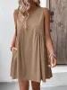 Ruched V-Neck Sleeveless Mini Dress sold by Charming Charlie