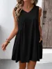Ruched V-Neck Sleeveless Mini Dress sold by Charming Charlie