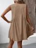 Ruched V-Neck Sleeveless Mini Dress sold by Charming Charlie