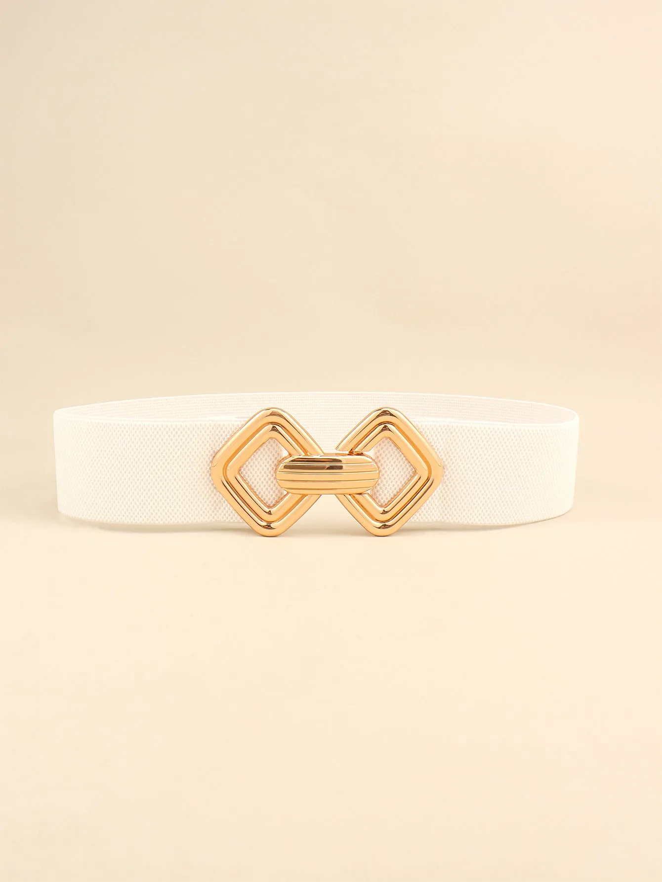 Geometric Buckle Elastic Wide Belt sold by Charming Charlie product image thumbnail 3