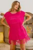 BiBi Fringed Hem Knit Top sold by Charming Charlie
