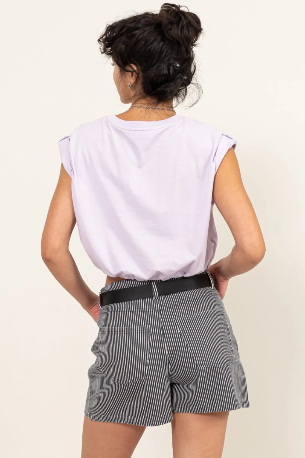 HYFVE Drawstring Hem Crop Top sold by Charming Charlie product image thumbnail 2