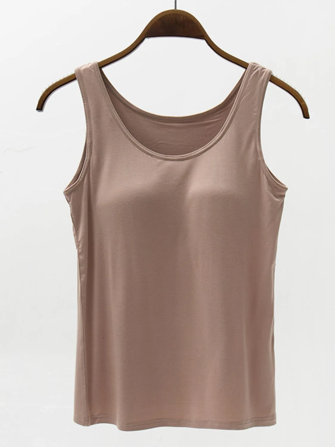 Full Size Wide Strap Modal Tank with Bra sold by Charming Charlie product image thumbnail 3