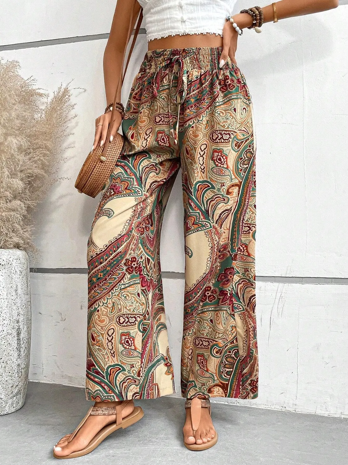 Printed Wide Leg Pants sold by Charming Charlie product image thumbnail 4