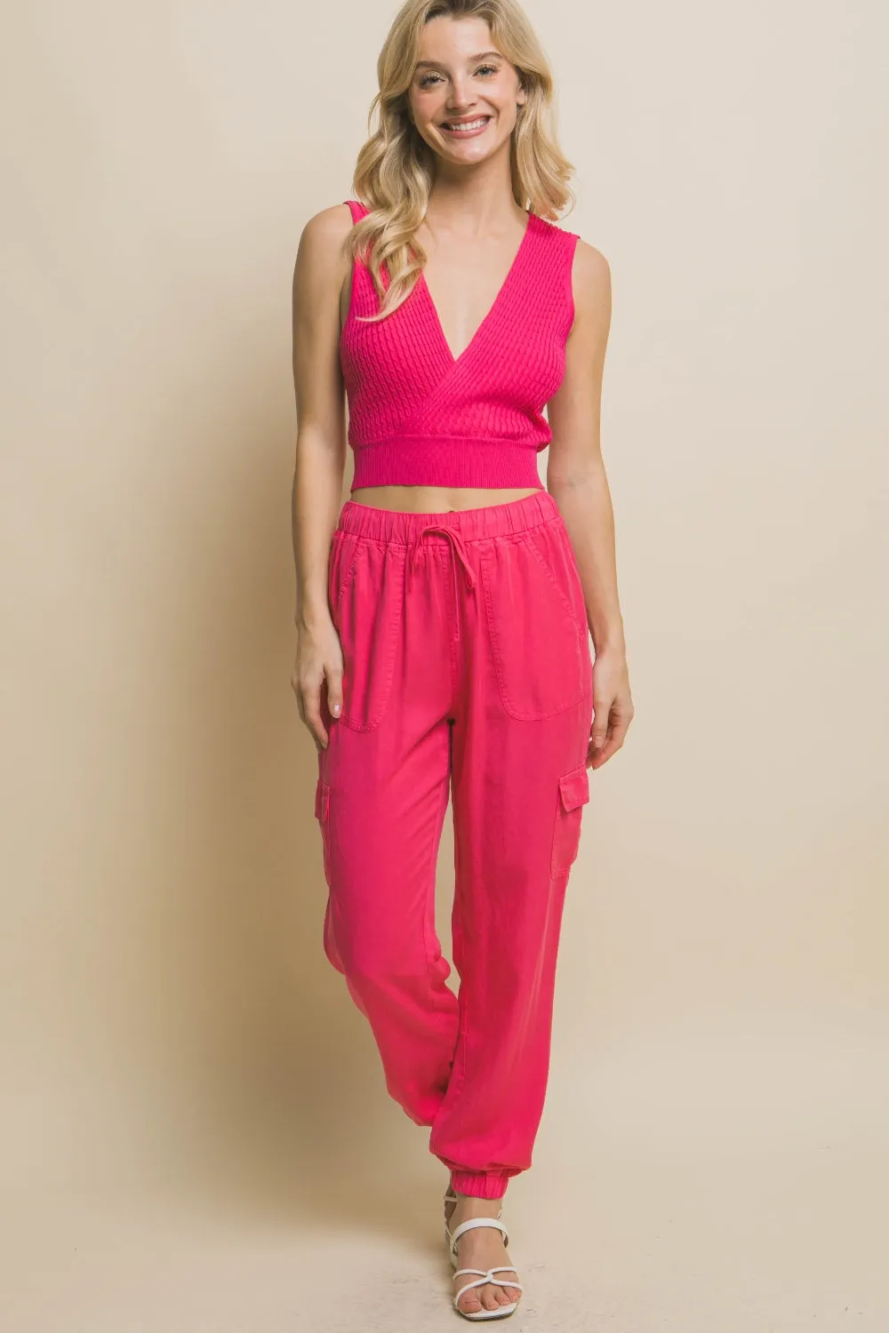 Love Tree Drawstring Tencel Jogger Jeans sold by Charming Charlie product image thumbnail 3