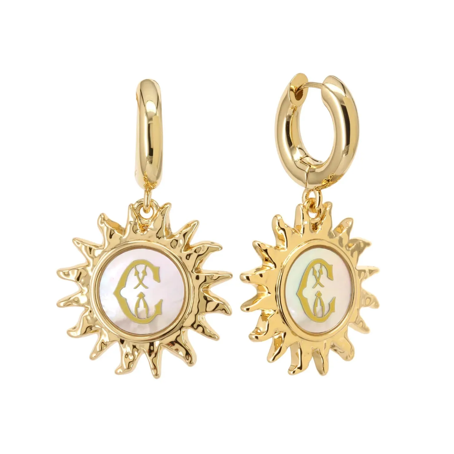 St-Tropez® Sunflare Earrings sold by Charriol product image thumbnail 3