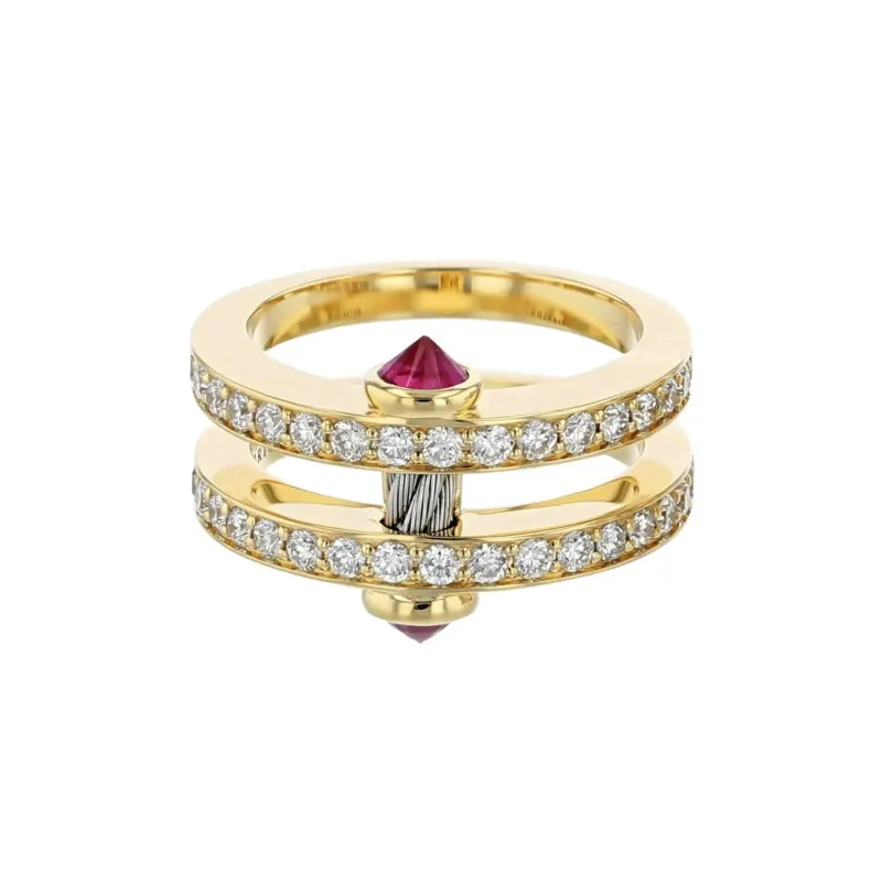 St Tropez® Mariner Ring 18KT Rubis sold by Charriol