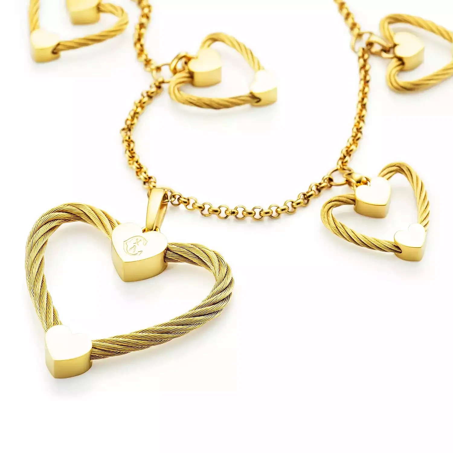 Cable Signature Passion Necklace 15 Pendants sold by Charriol product image thumbnail 3
