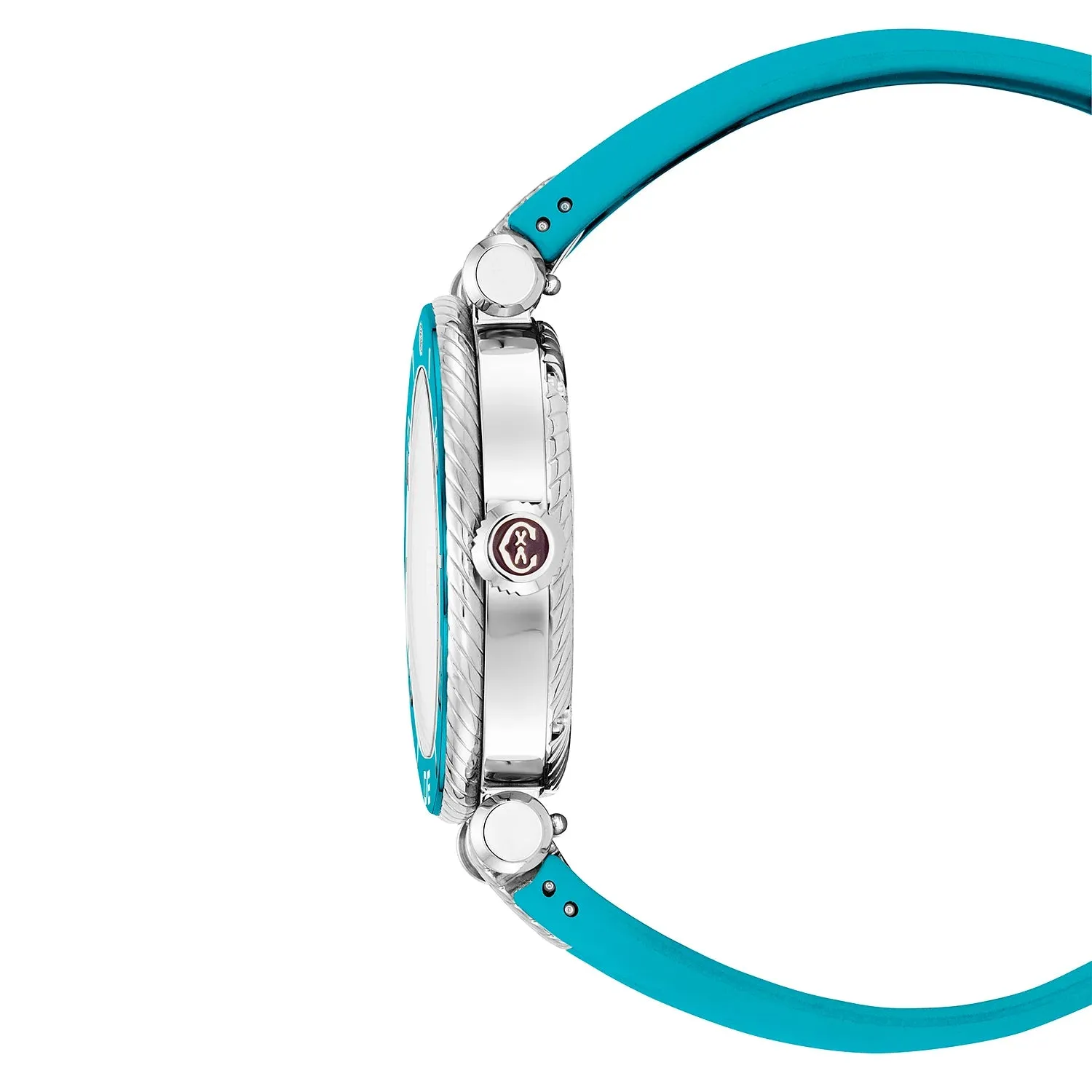 NAVIGATOR SURF, 36MM, AUTOMATIC CALIBRE, TURQUOISE DIAL, TURQUOISE BEZEL, TURQUOISE RUBBER INTERCHANGEABLE BRACELET sold by Charriol product image thumbnail 3