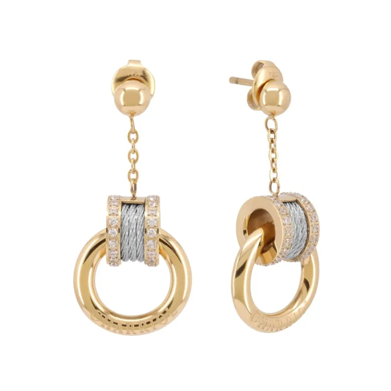 Forever™ Embrace Earrings made by Charriol