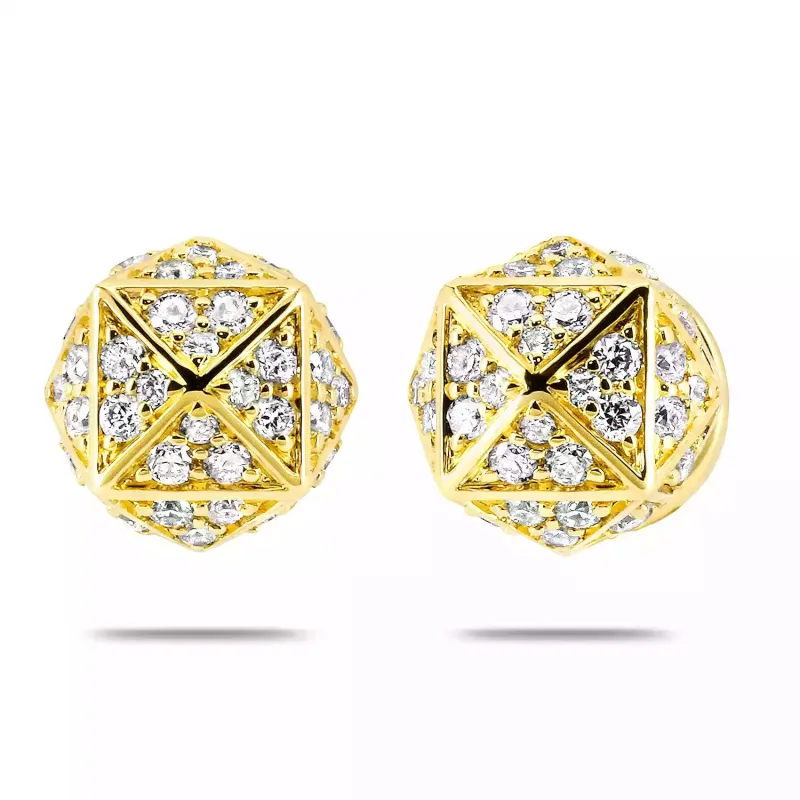 Celtic® Triquetra Earrings 18KT sold by Charriol