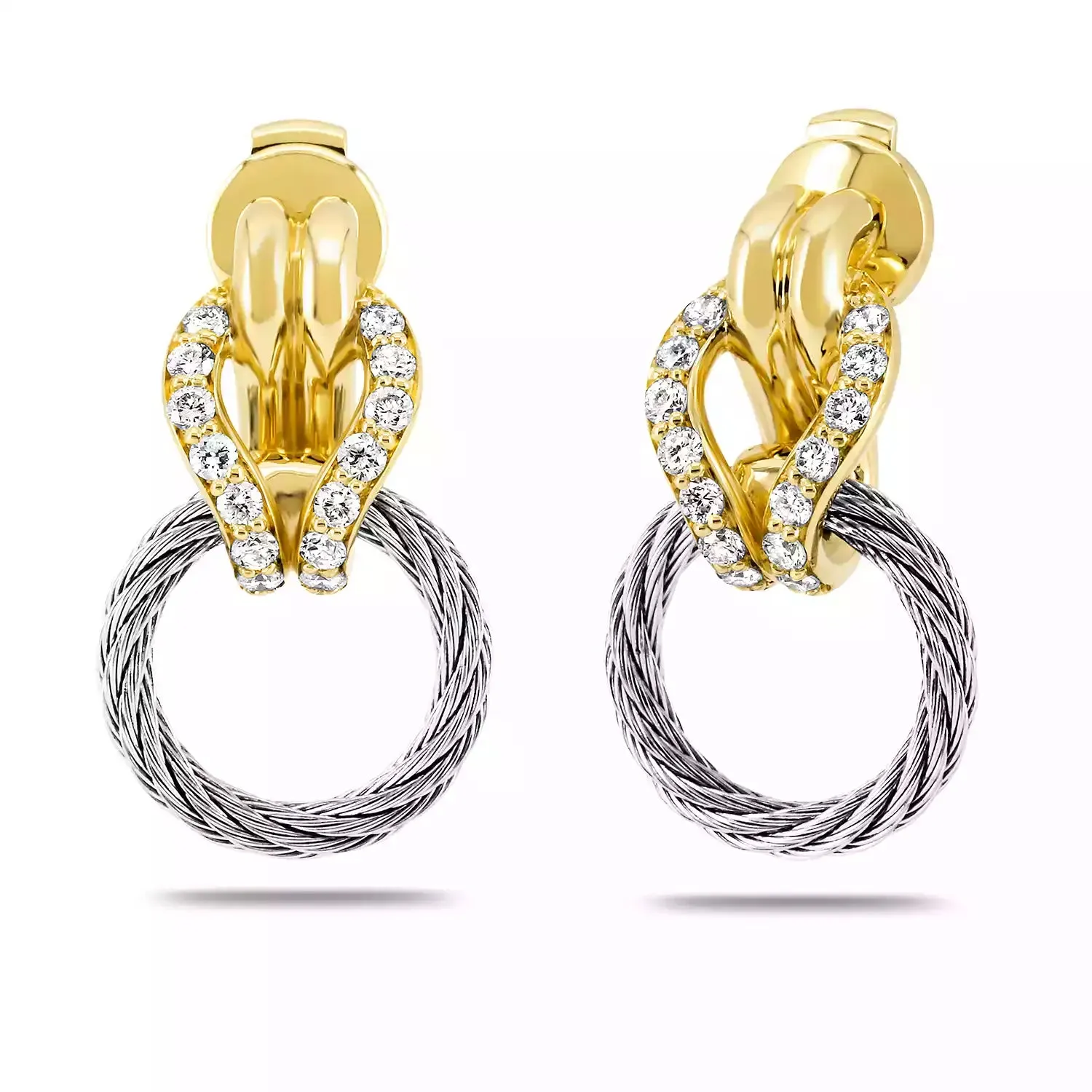 Celtic® Knot Earrings 18KT sold by Charriol