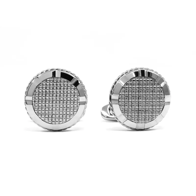 Celtic® Clous de Paris Cufflinks sold by Charriol
